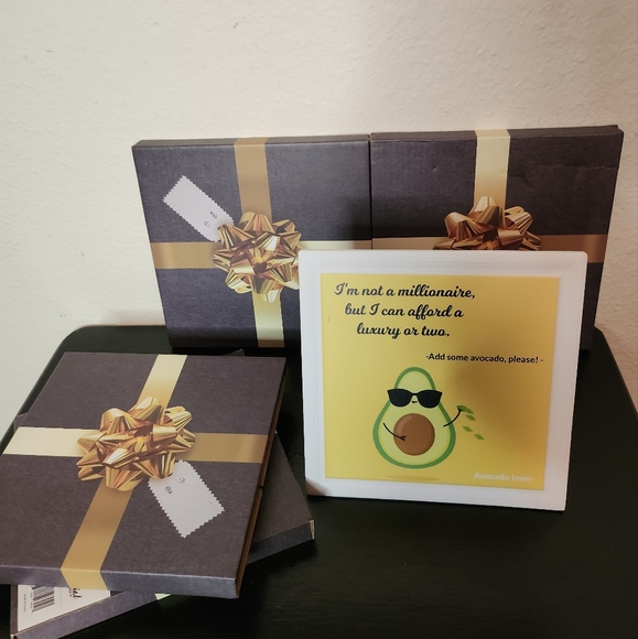 Avacado Lovers Decorative Pic w/Gift Box - Picture 11 of 12